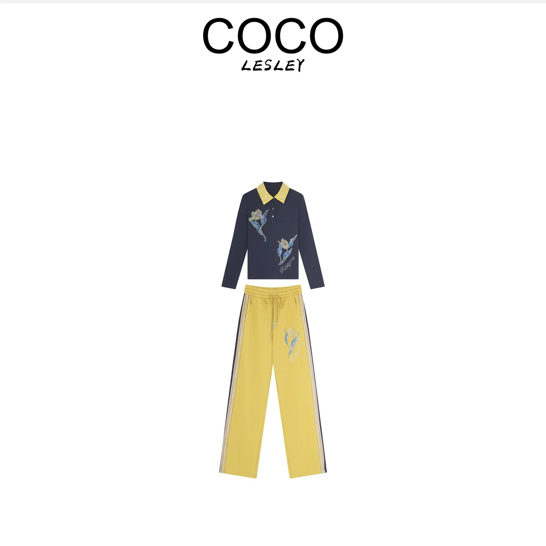 【COCO LESLEY】B69106新款运动时尚百搭套装