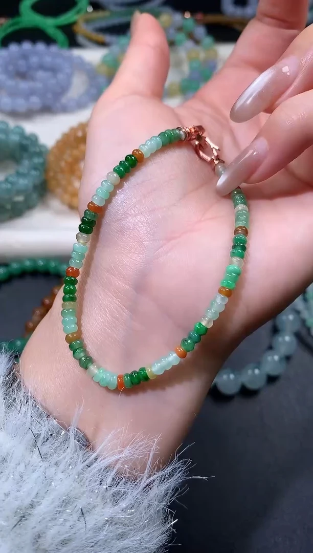 未镶嵌手串翡翠翡翠