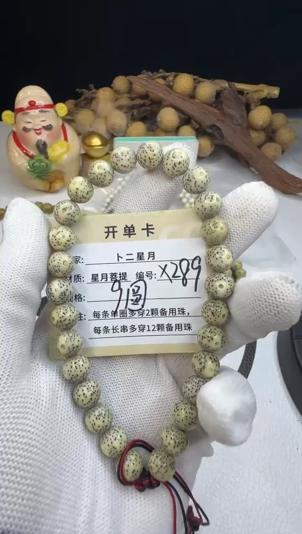 手串星月菩提五****?手持X289