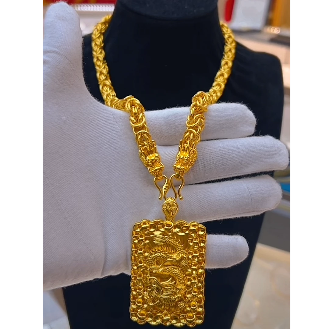 {抖音好物} 霸气龙骨磨砂时尚潮流男士经典项链