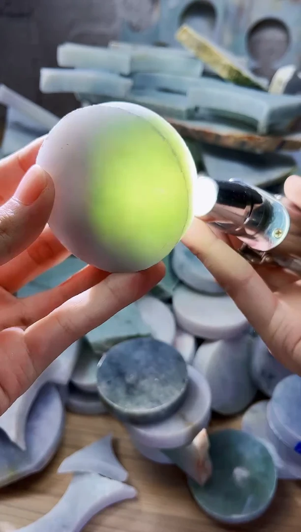 裸石翡翠翡翠a货正品玉石陈091