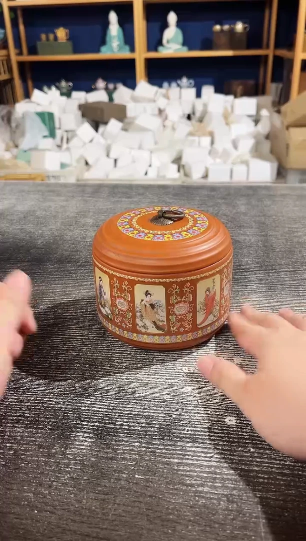 【闪购商品】其他四大美女紫砂茶叶罐