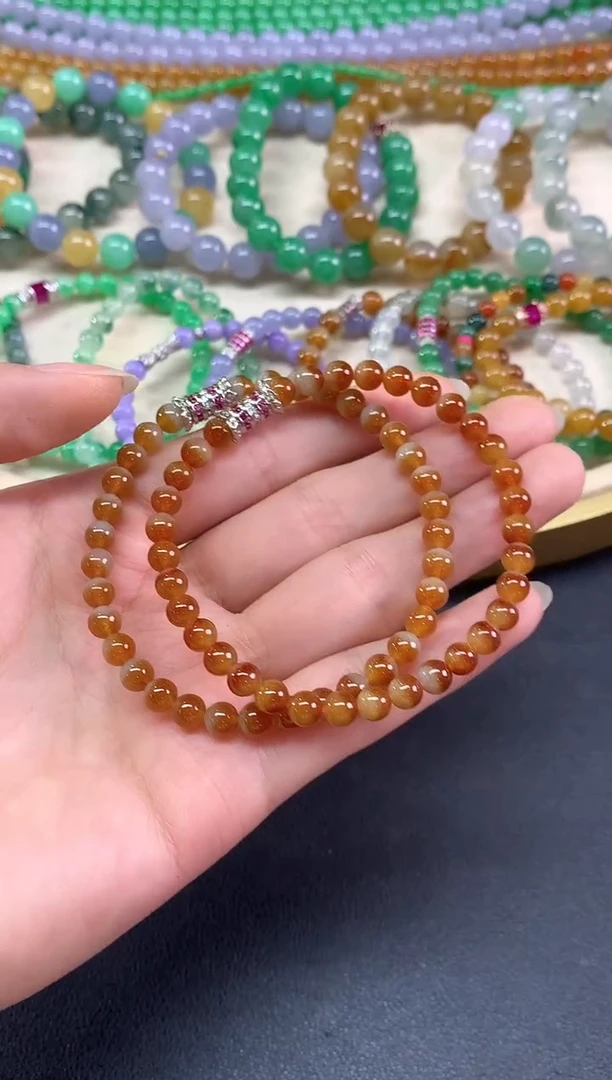 未镶嵌手串翡翠手串|2980多样性发其一