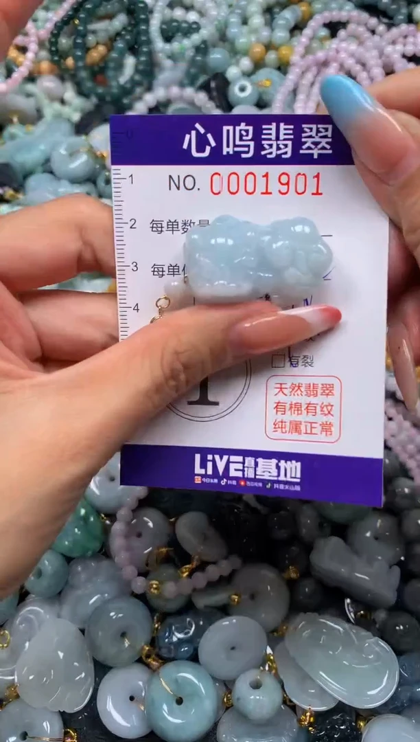 翡翠未镶嵌颈饰闪购001901