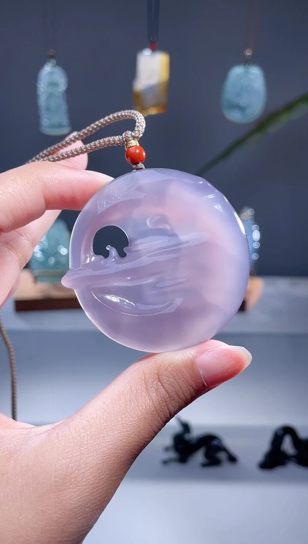 玛瑙/玉髓颈饰未镶嵌水*悟道