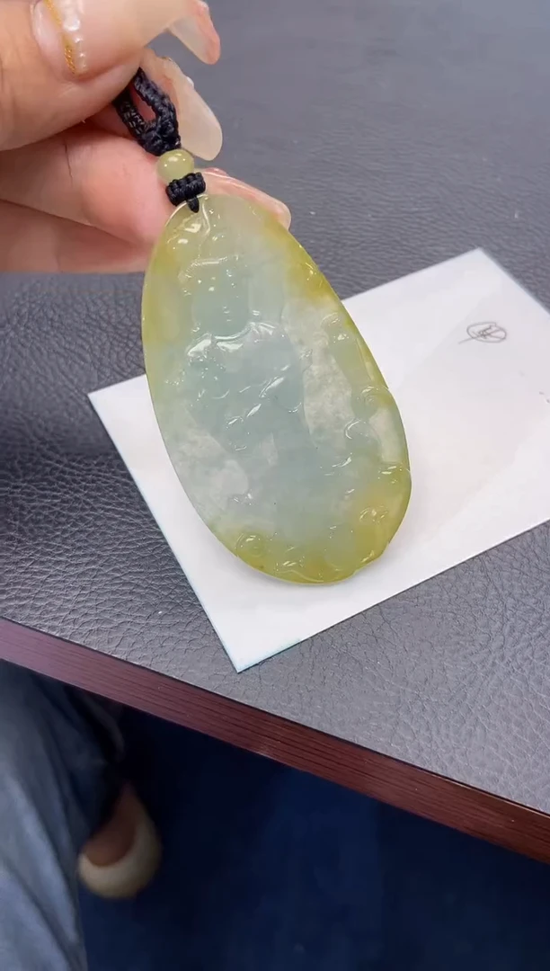 颈饰未镶嵌翡翠沙*缅甸天然翡翠