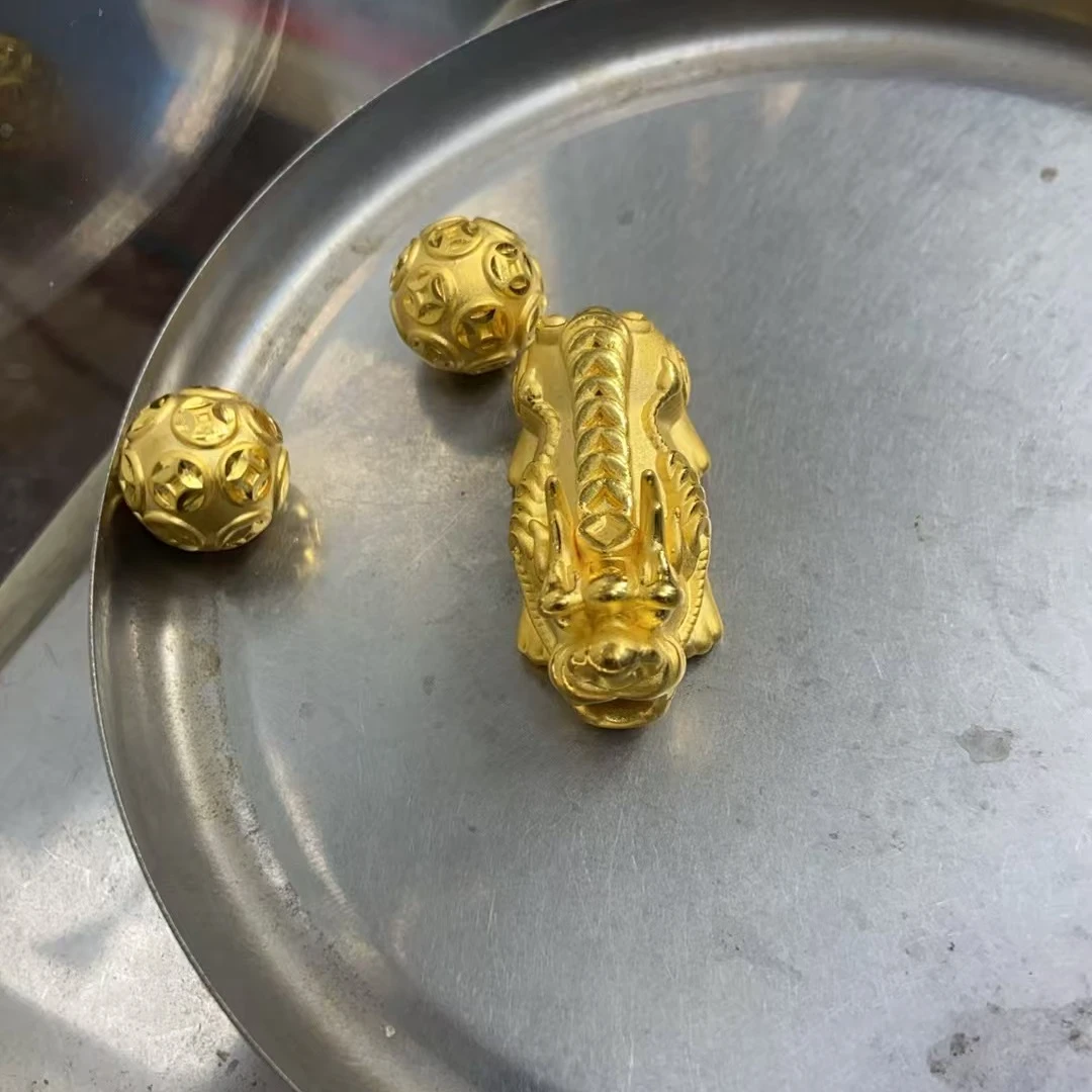 10.31克足金999貔貅转运珠