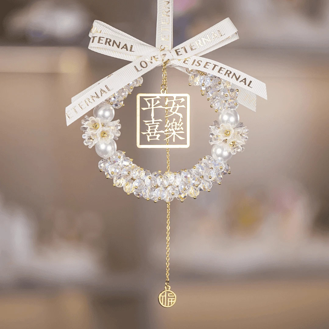 【热销推荐】高档新款2025高颜值女士车内挂件车载平安喜乐寓意车上