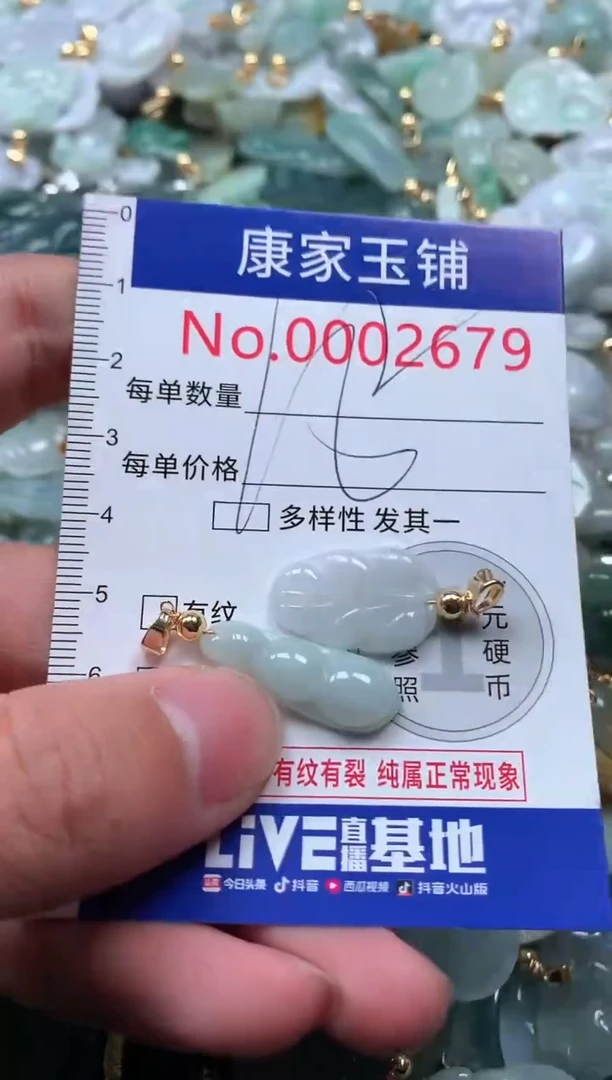 【闪购商品】翡翠吊坠(不含链)未镶嵌2679