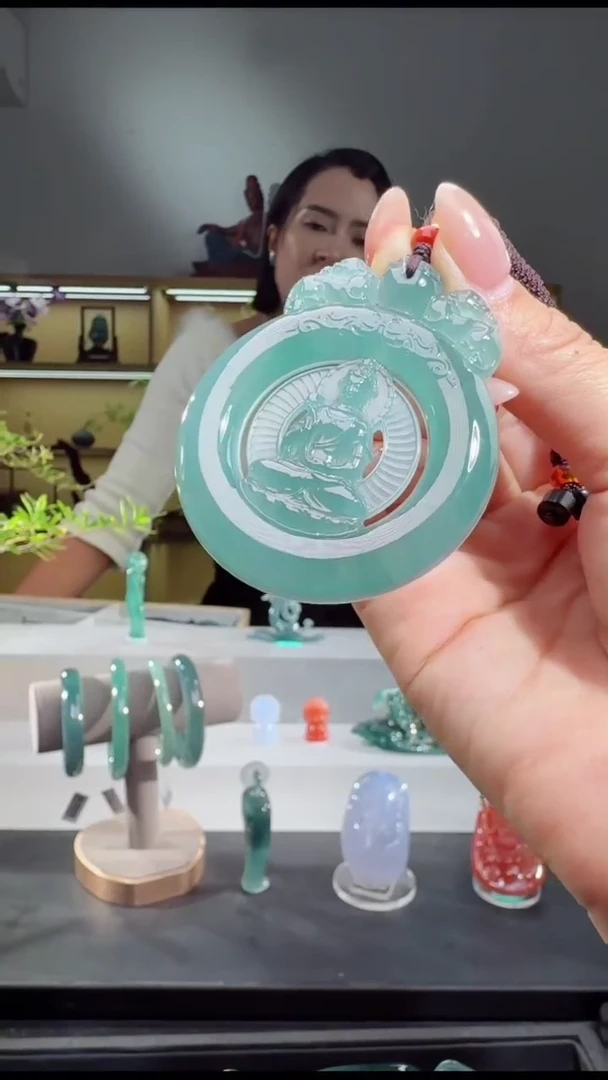 吊坠(不含链)未镶嵌翡翠观音