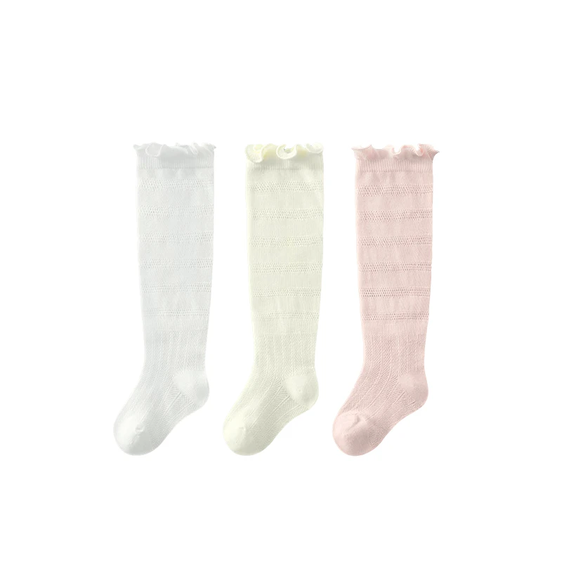 1050婴儿袜子新款长筒袜宝宝过膝高筒袜夏季薄款透气男女宝高弹
