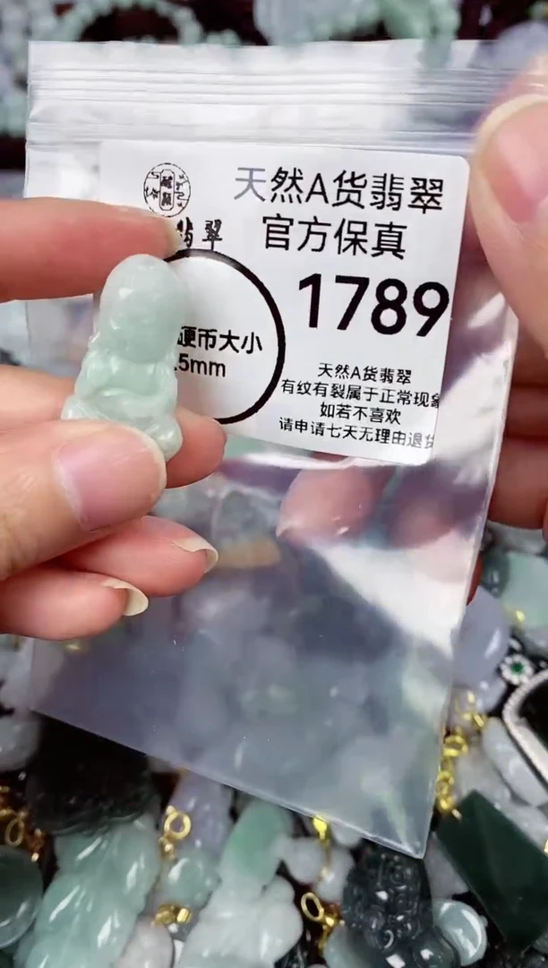 【闪购商品】翡翠颈饰未镶嵌天然A货翡翠1789