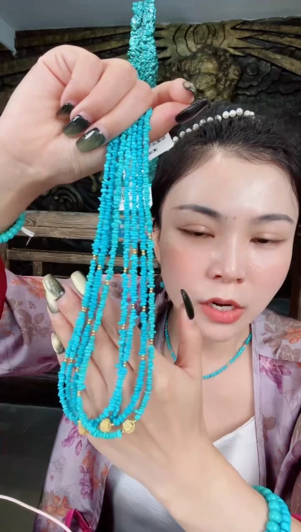 未镶嵌绿松石项链发货一件