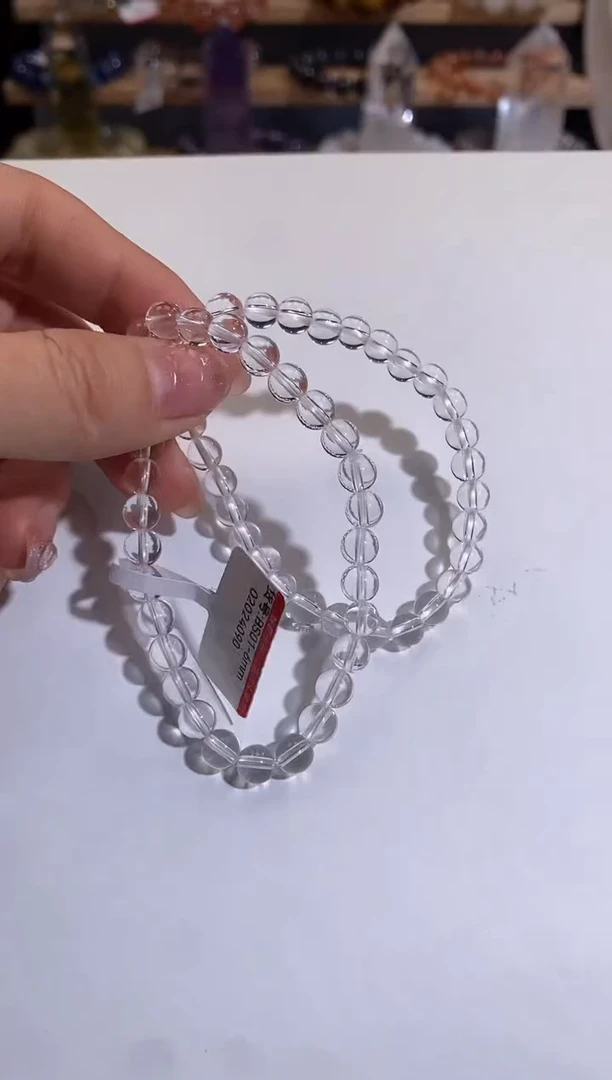 【闪购商品】水晶手链未镶嵌6mm手链