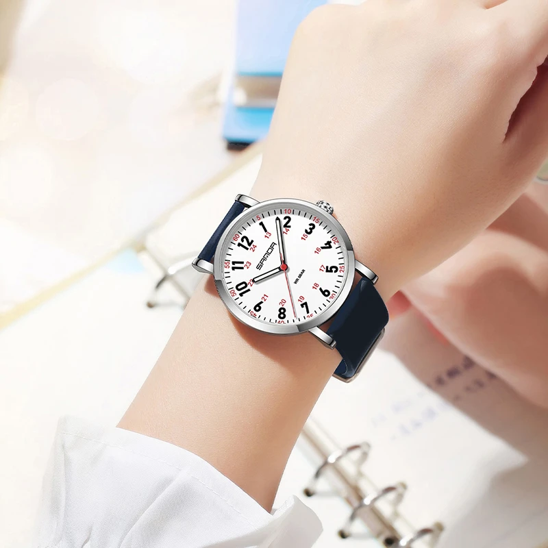 考公考研静音考试专用手表男款机械精准走时公务员可带进考场学生