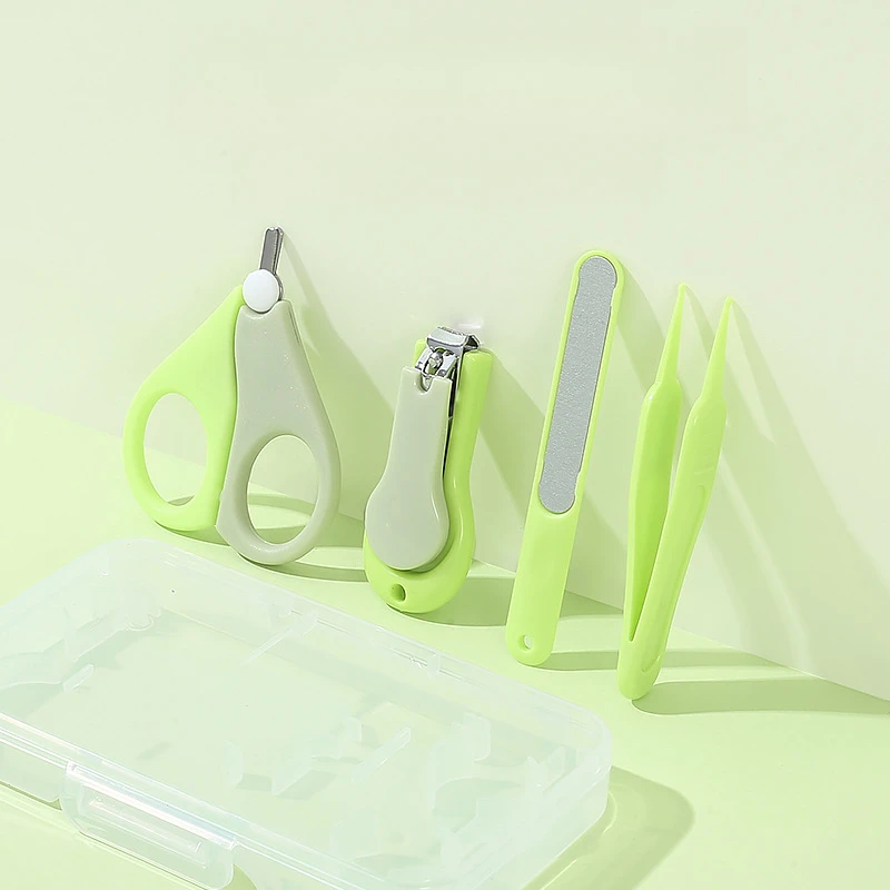 2026新款婴儿指甲剪新生四件套装宝宝指甲刀钳儿童剪刀幼儿磨甲器