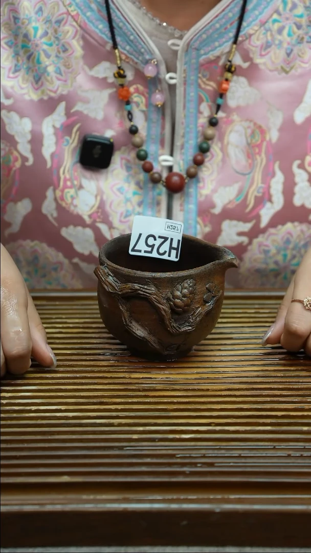 万古烧粗陶手工茶具