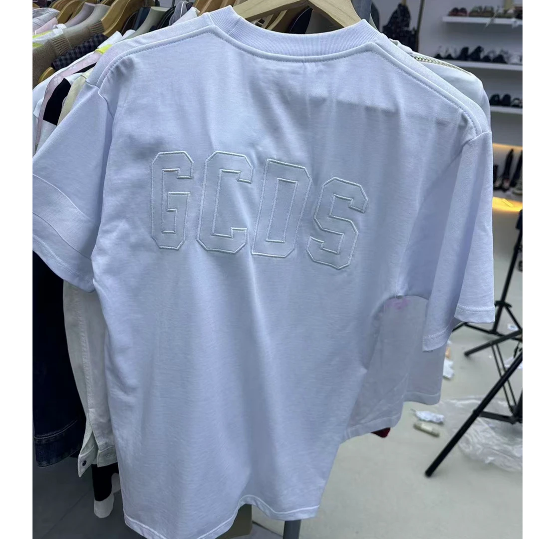 【5月29日1元开抢】GCDS 白色套头字母 T恤