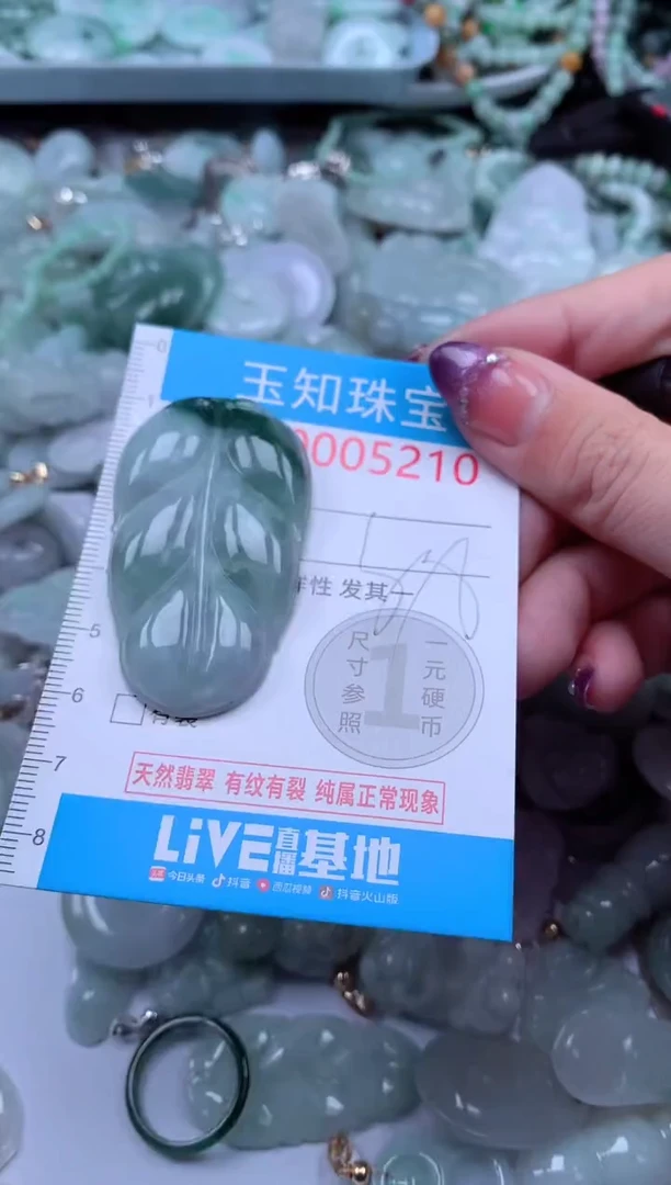 翡翠未镶嵌吊坠(不含链)5210