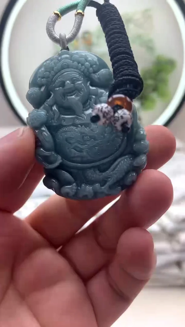 颈饰未镶嵌翡翠财神