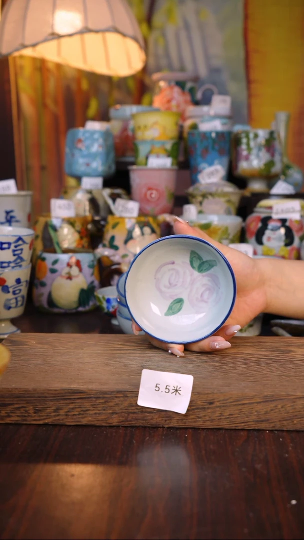 摆件泥垚手作 景德镇手工手绘器物