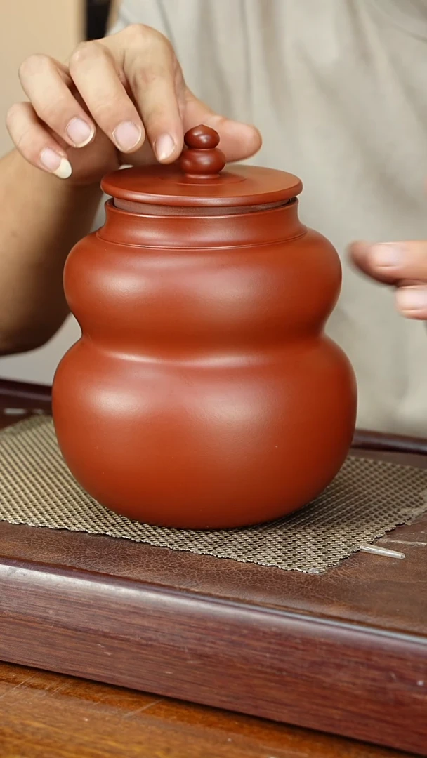 宜兴原矿紫砂茶叶罐