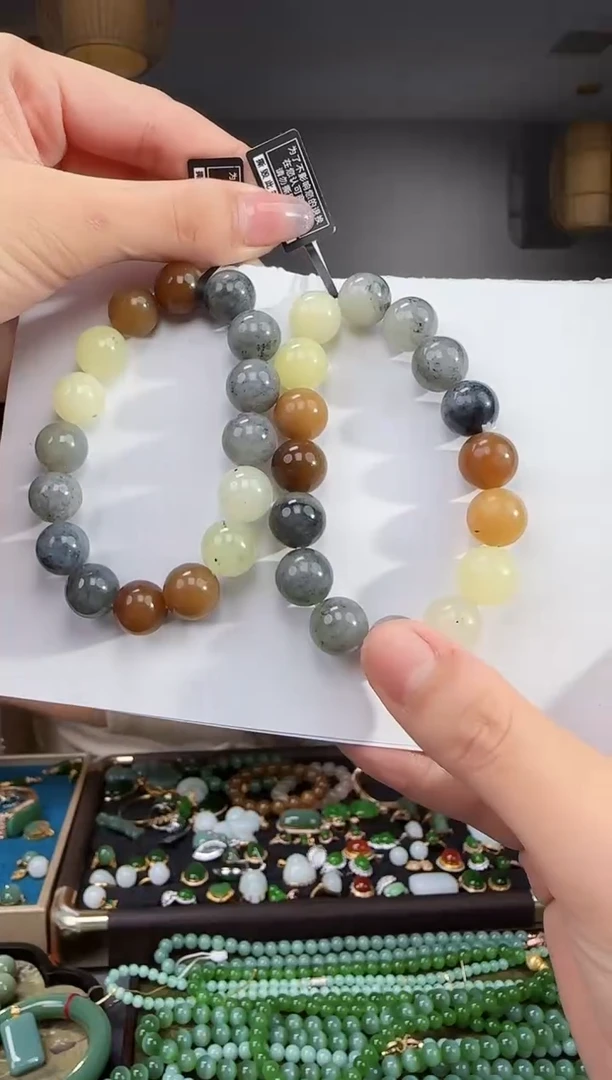 未镶嵌手链和田玉卡12 多样性发货拍一发一