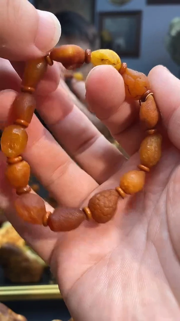 手串琥珀未镶嵌手串