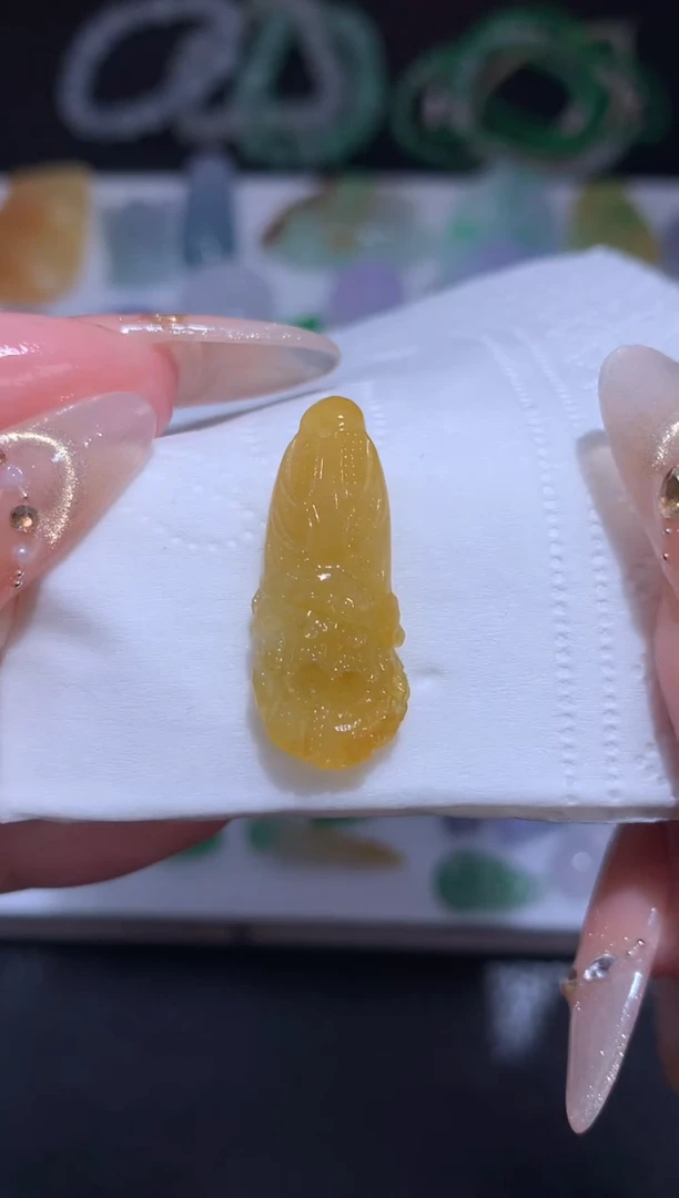 未镶嵌定制翡翠白菜