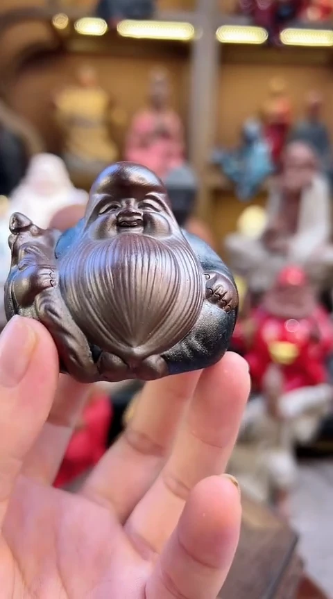 紫砂茶宠器闵茶宠摆件