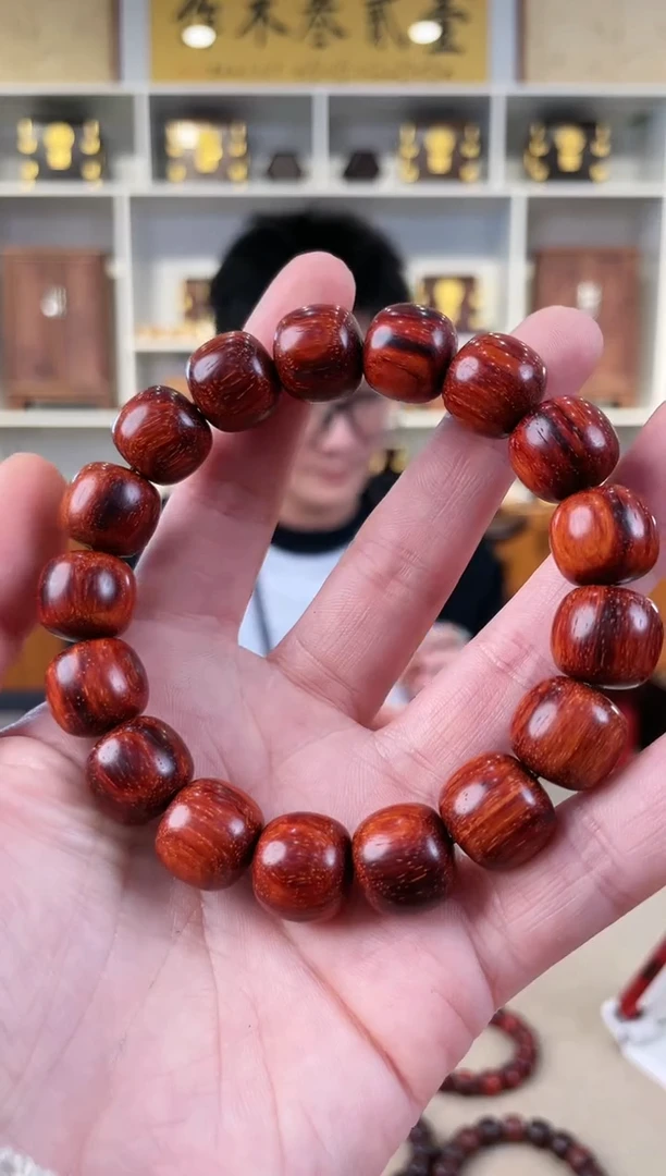 【闪购商品】檀香紫檀（小叶紫檀）13*14 老型单圈手串