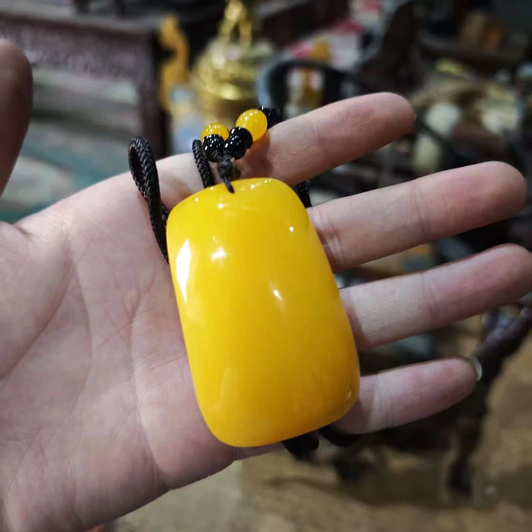 【闪购商品】蜜蜡面包牌挂件（富二代蜡）东1212