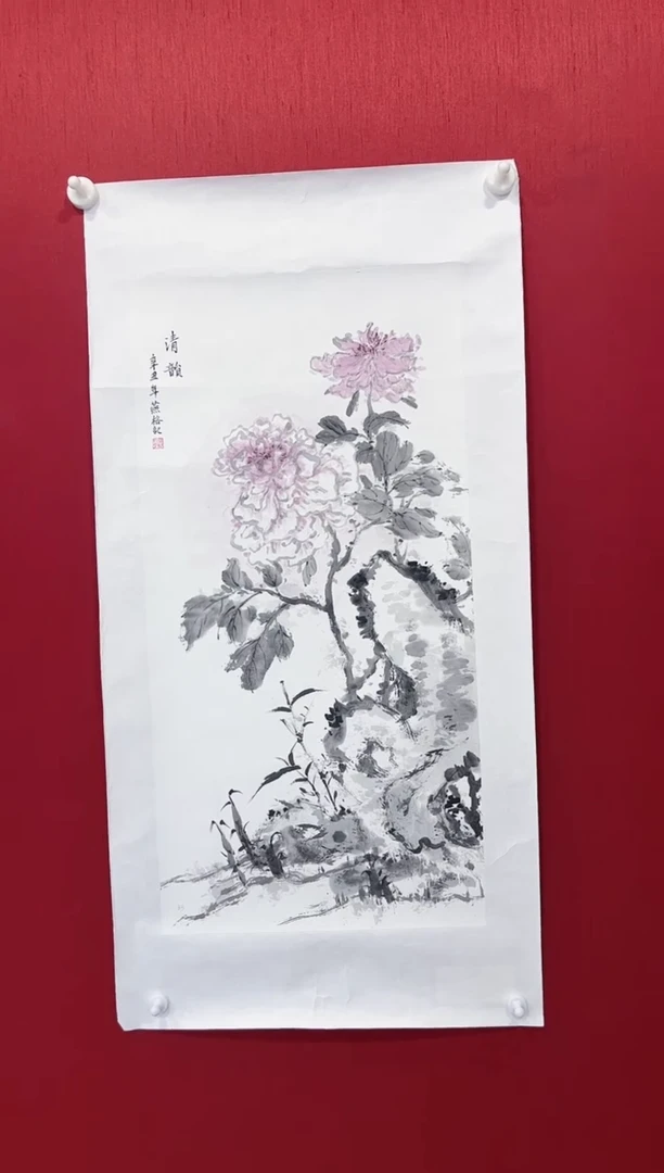 国画秦燕格老师画作