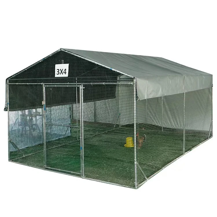 鸡笼户外养鸡棚全套鸽笼大型鸡舍搭建家禽养殖鸡笼大号超大号笼子