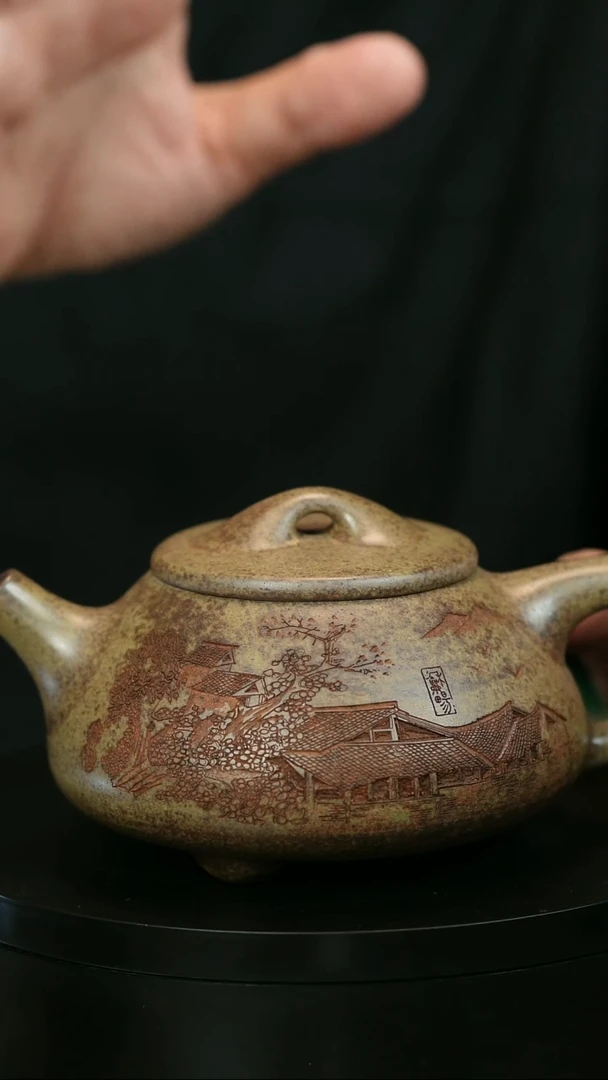 茶壶紫砂美****人H1918李琴江南景州石瓢