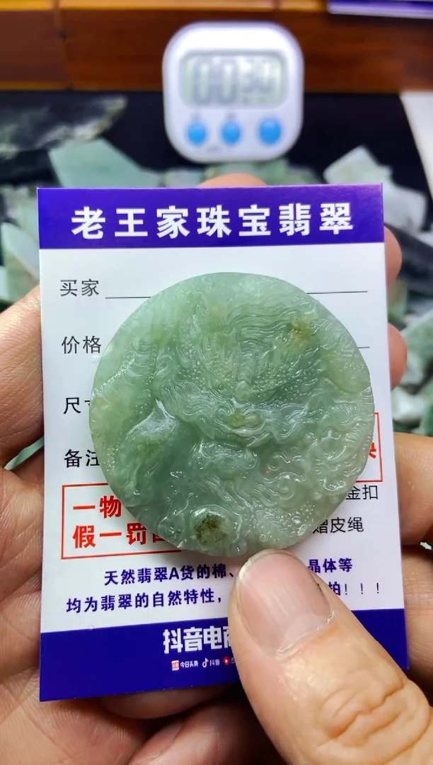 【闪购商品】翡翠颈饰未镶嵌龙
