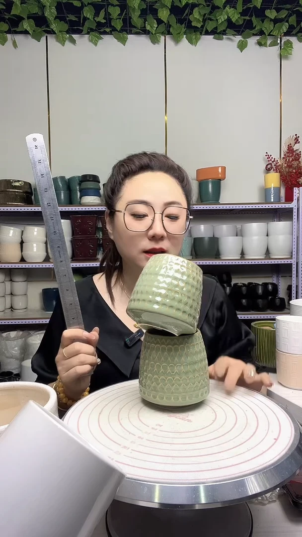 陶瓷花盆默认打孔宽高7.5-10两个