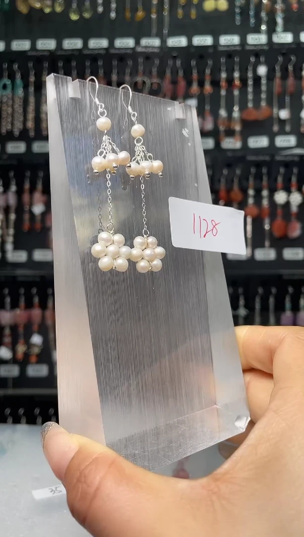 【闪购商品】紫晶耳饰银S925镶嵌喜欢拍