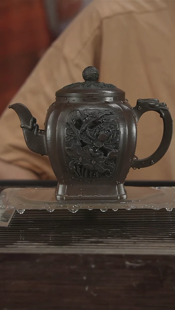 茶壶紫砂原矿紫砂壶500CC144号