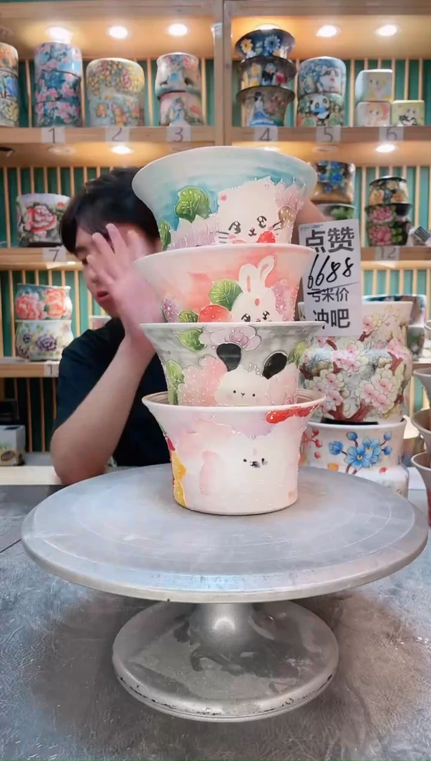 瓷片默认微瑕一物一拍0927-055-4个