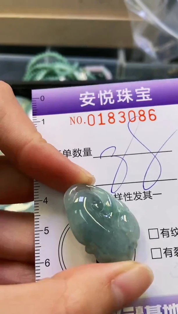 翡翠未镶嵌颈饰闪购0183086