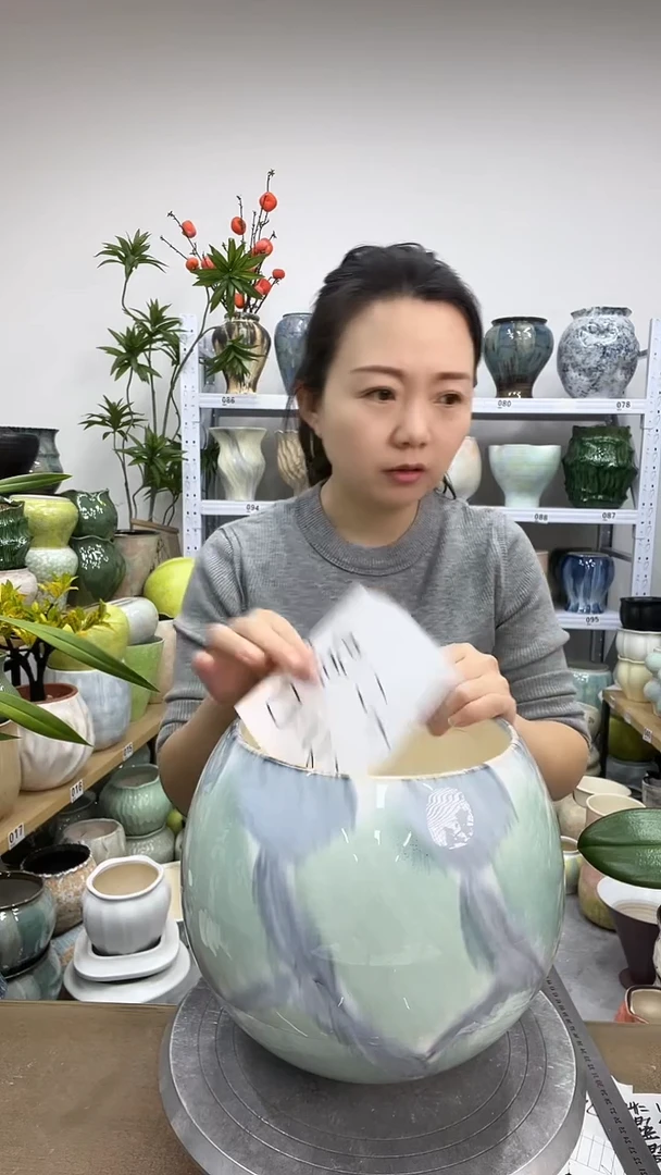 11.25陶瓷花盆直播链接高    24 .   口19