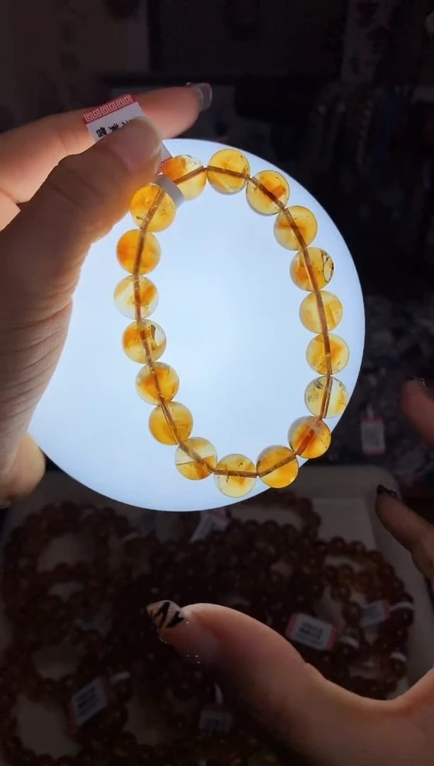 【闪购商品】水晶手串未镶嵌11m+黄塔晶