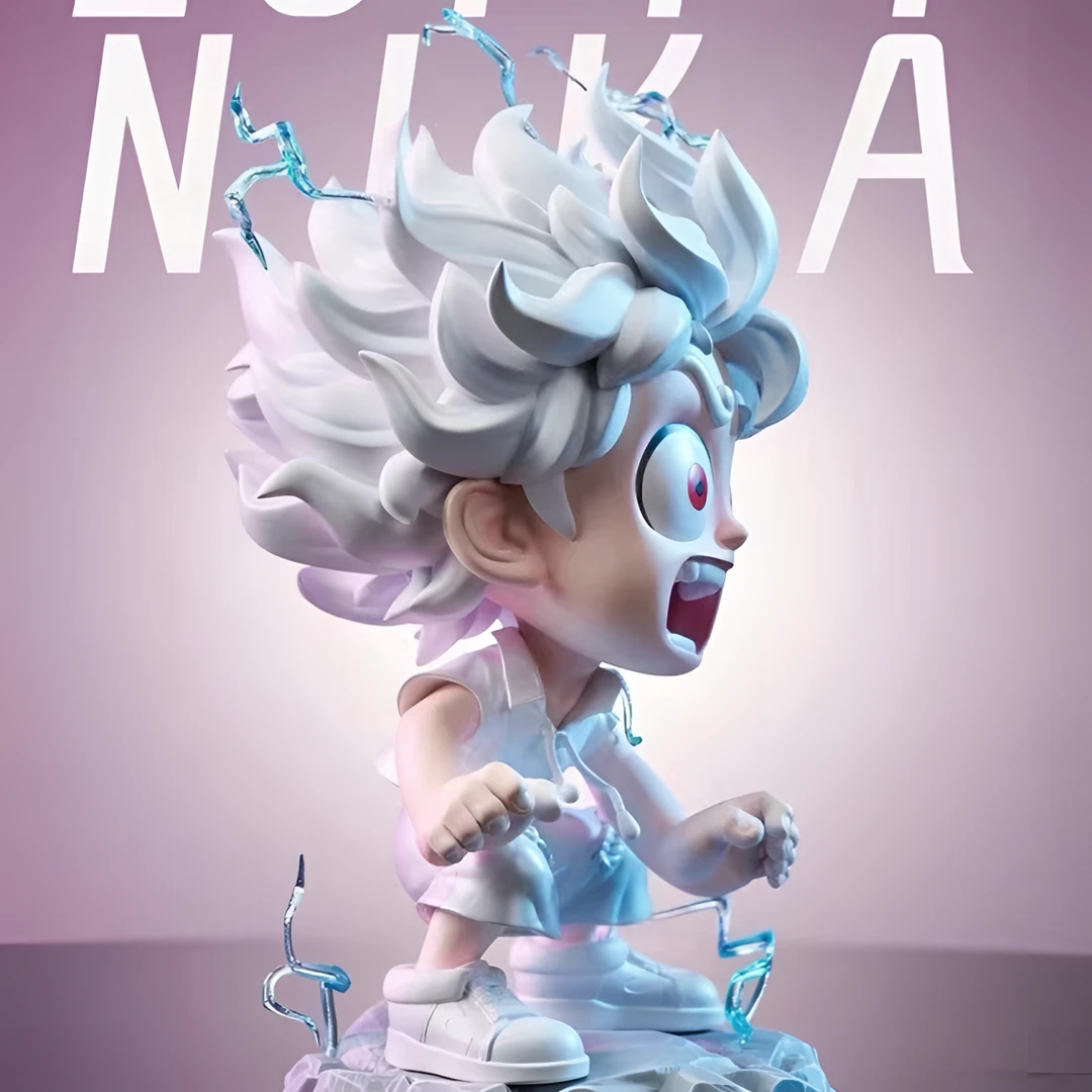 海贼王 SD惊讶尼卡路飞手办 动漫模型摆件潮玩国产