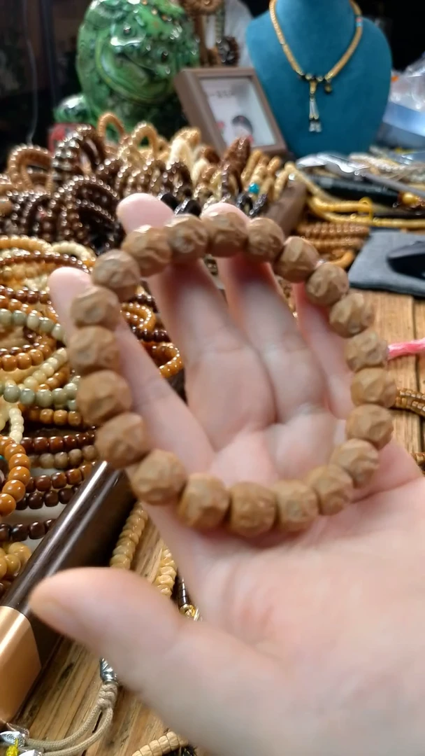 手串猴头核桃瑕疵品猴头观山无相手串