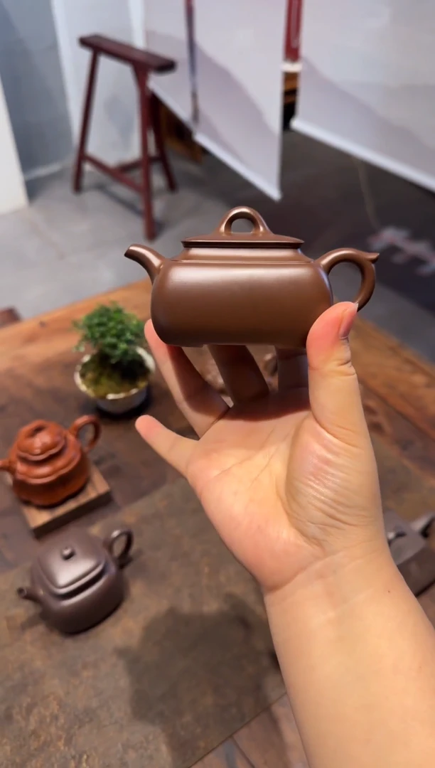 茶壶紫砂小****?长四方 紫砂壶