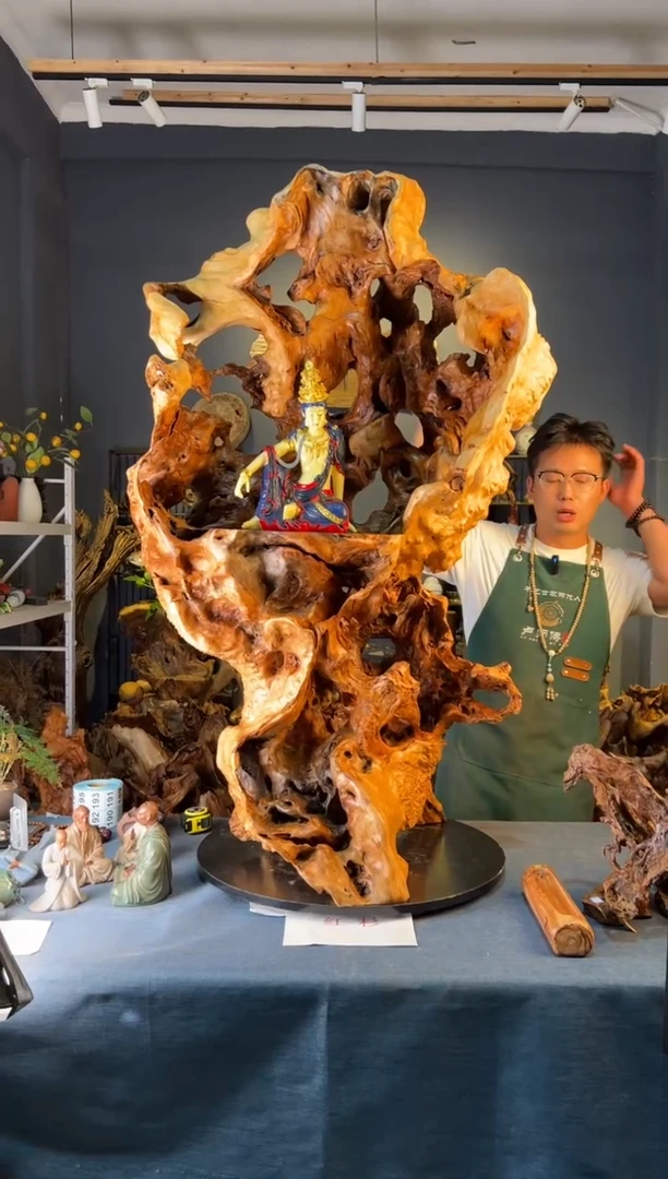 木 卢师傅根艺作品（不包含人物摆件）