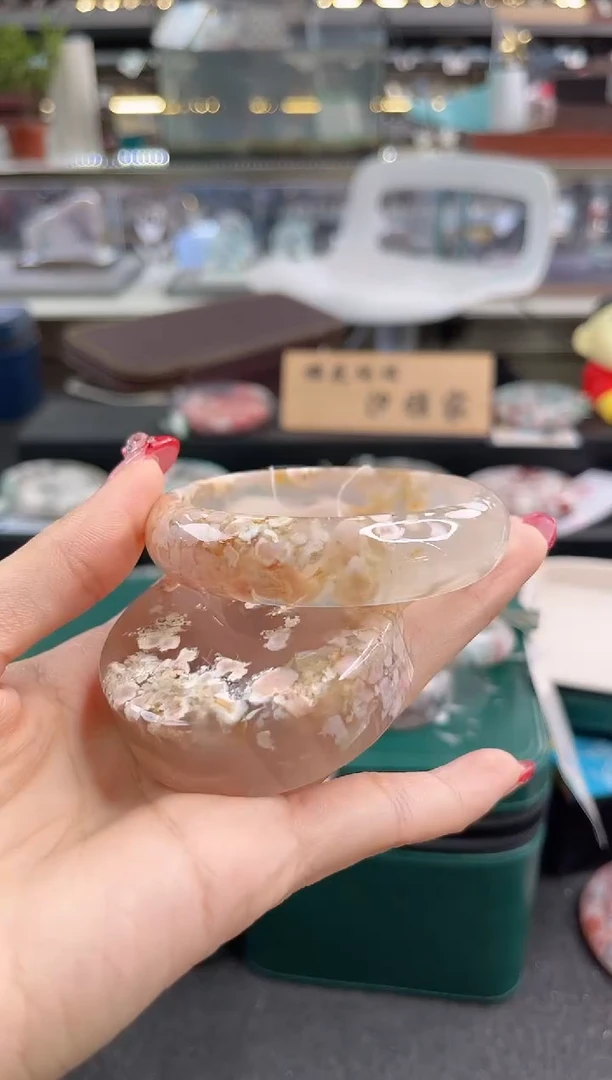 未镶嵌手镯石英质玉56圈口（赠品镯心）S91766
