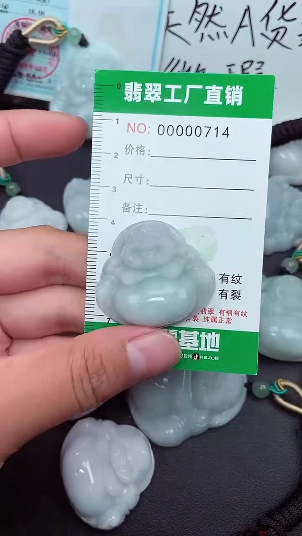 颈饰未镶嵌翡翠缅甸天然翡翠微微瑕0714