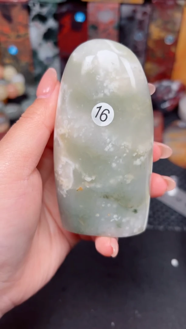 玉桂林鸡血创意摆件装饰 编号：16